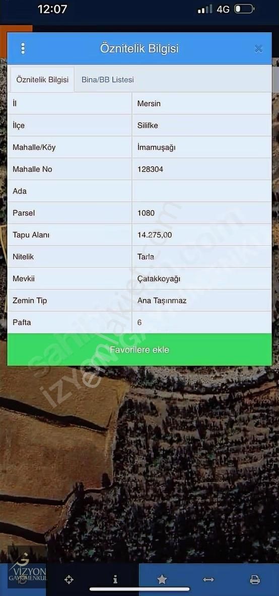 Mersin Silifke İmamuşağı Yolu Ve Sulama Suyu Olan Arazi - Görsel 2