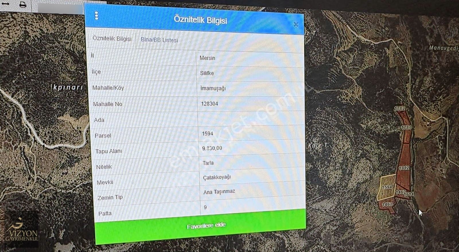 Mersin Silifke İmamuşağı 42.179 M2 Satılık Badem Bahçesi - Görsel 21