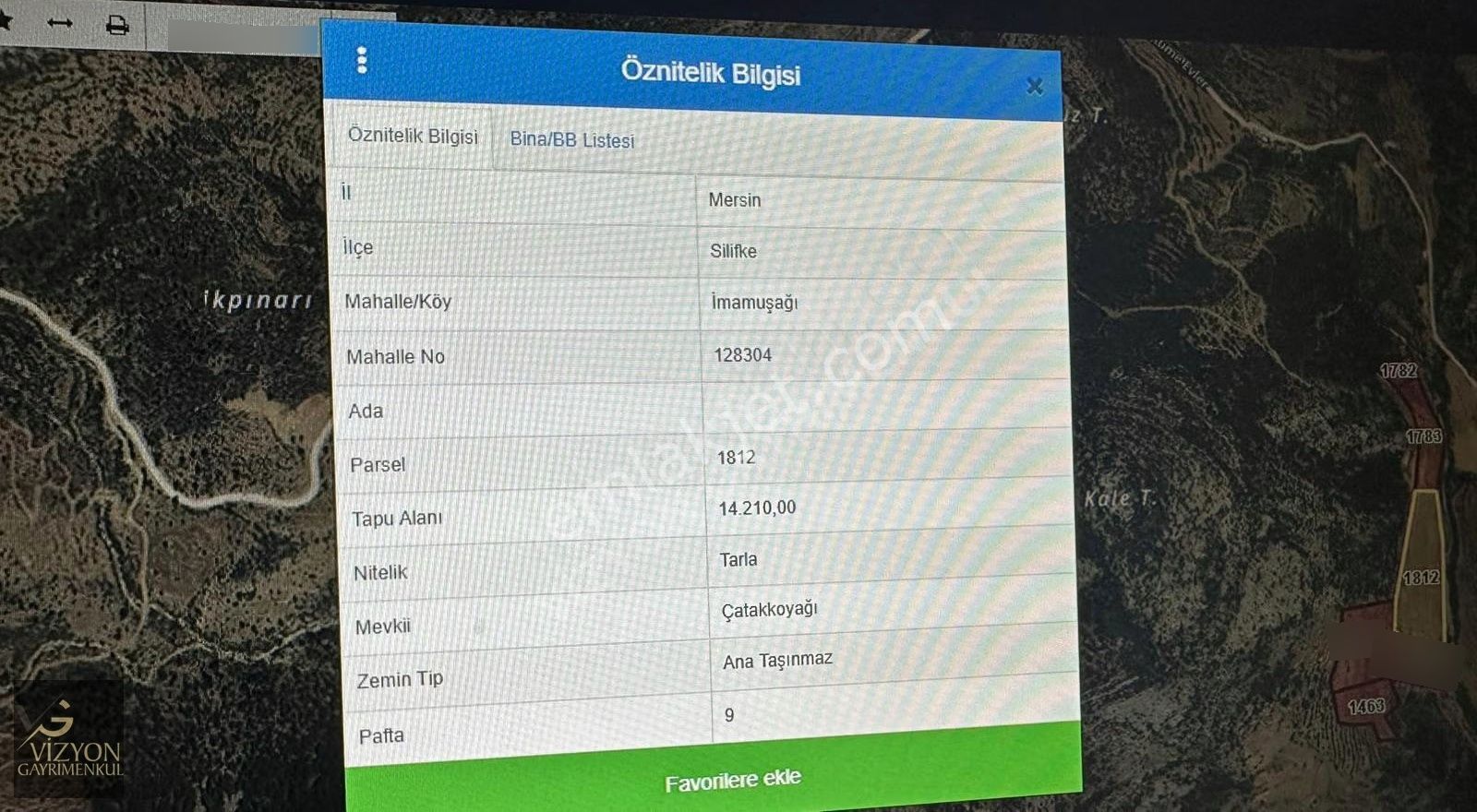 Mersin Silifke İmamuşağı 42.179 M2 Satılık Badem Bahçesi - Görsel 9