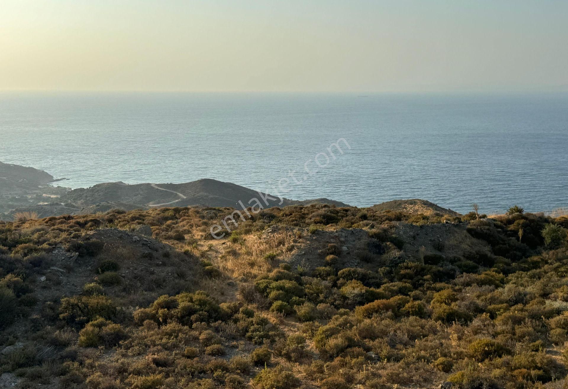 Karaburun'da Deniz Manzaralı Kadastral Yol Tarım İmarı Satılık Tarla