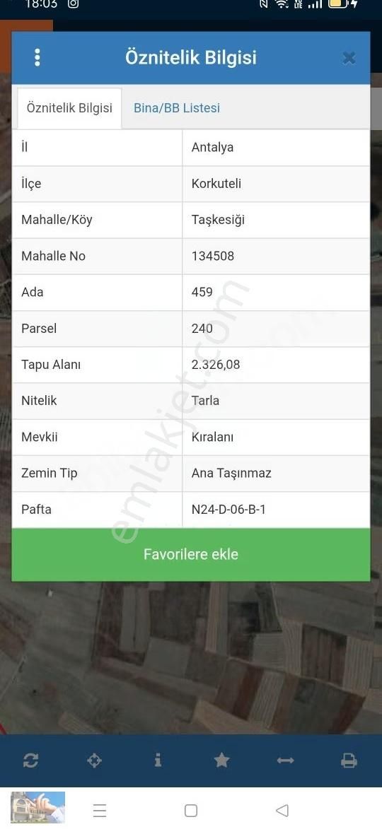 Tek Tapu Yolu Açık Tarla - Görsel 3