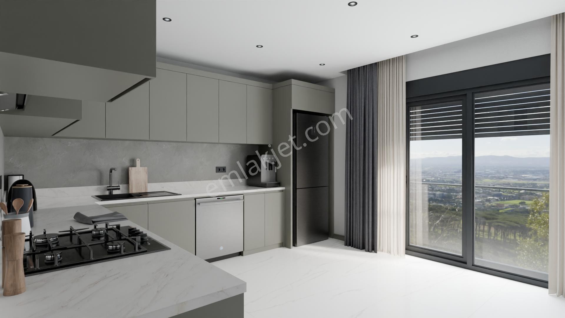 Site İçerisinde Kapalı Otoparklı Ultra Lüks Dubleks - Görsel 2