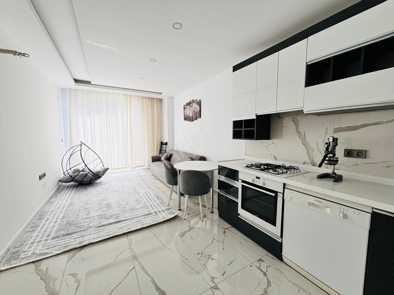 Alanya Mahmutlarda Satılık Yeni 1+1 Daire - Görsel 20