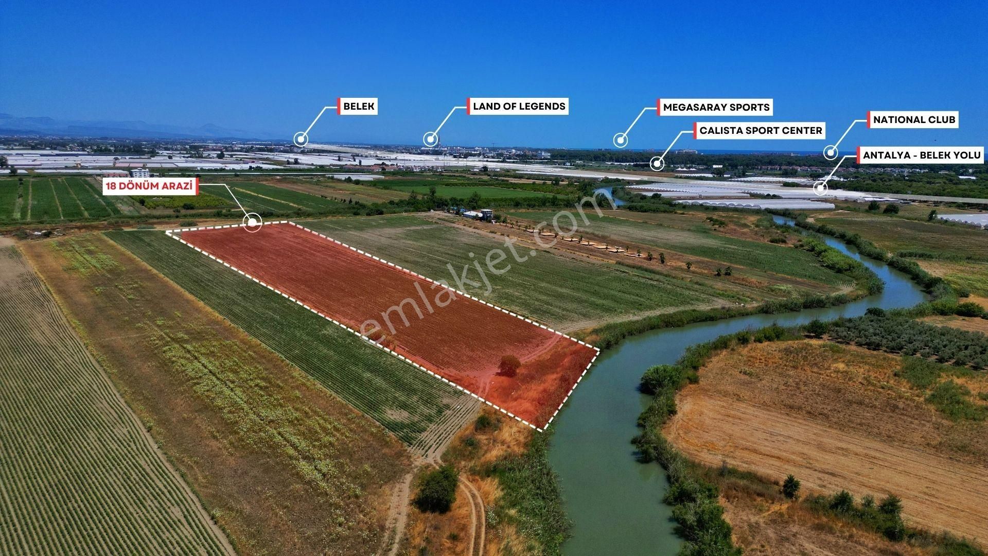 Çakallık, Serik, Antalya'da 18 Dönüm Satılık Arazi - Görsel 5