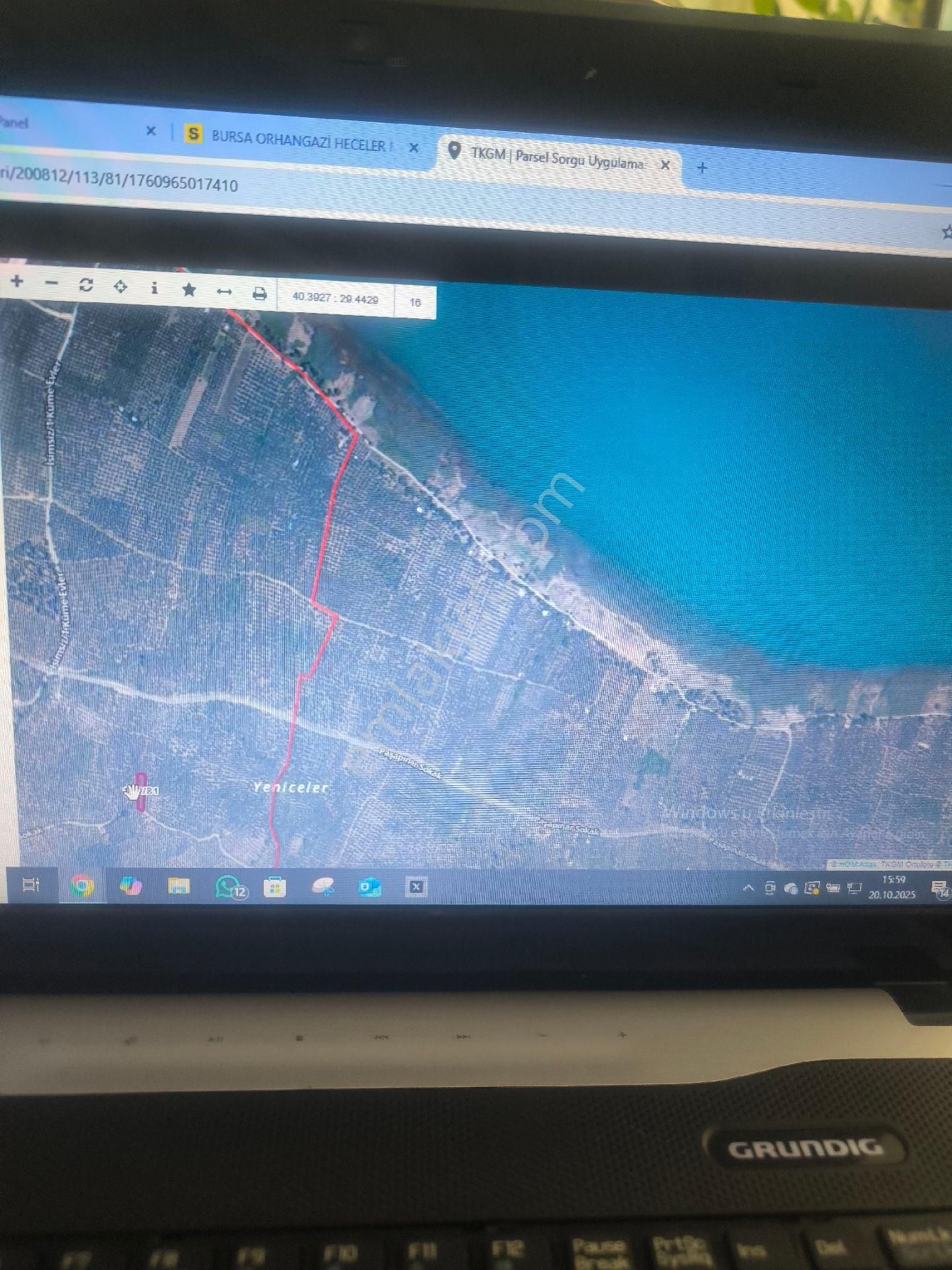 Bursa Orhangazi Hecelerde 900 M2 Köy İçinde Göl Manzaralı Satılık Zeytinlik - Görsel 2