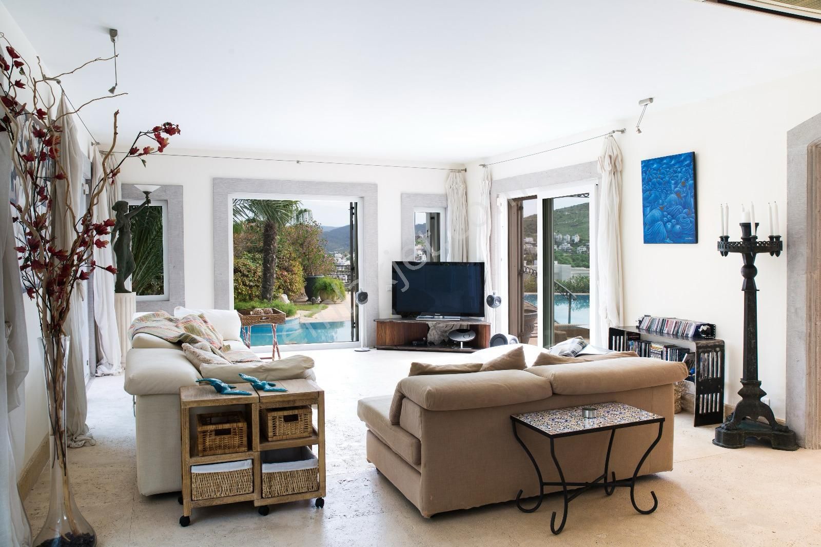 Türkbükünde Özel Havuzlu, Deniz Manzaralı Lüks Villa! - Görsel 15