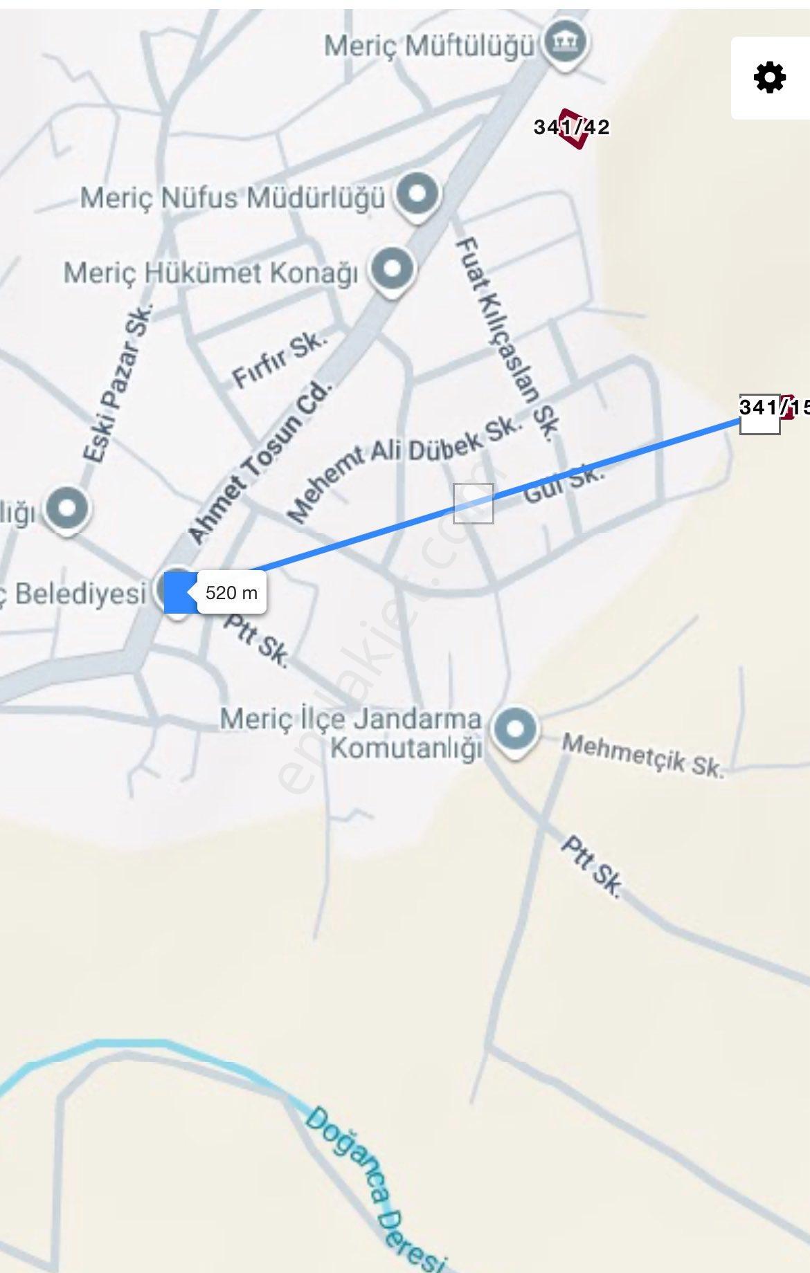 Edirne Meriç Merkez Büyükdoğanca Mah. 342 Metrekare % 40 İmarlı İfrazlı Konut Arsası - Görsel 16