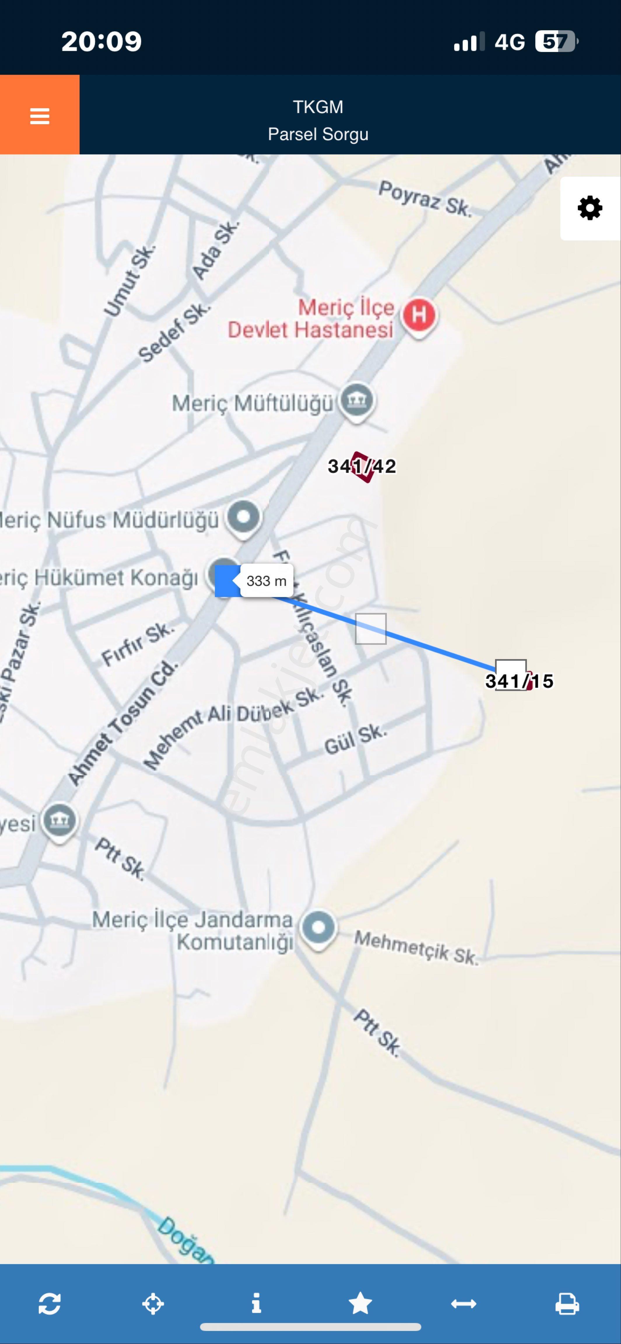 Edirne Meriç Merkez Büyükdoğanca Mah. 342 Metrekare % 40 İmarlı İfrazlı Konut Arsası - Görsel 7