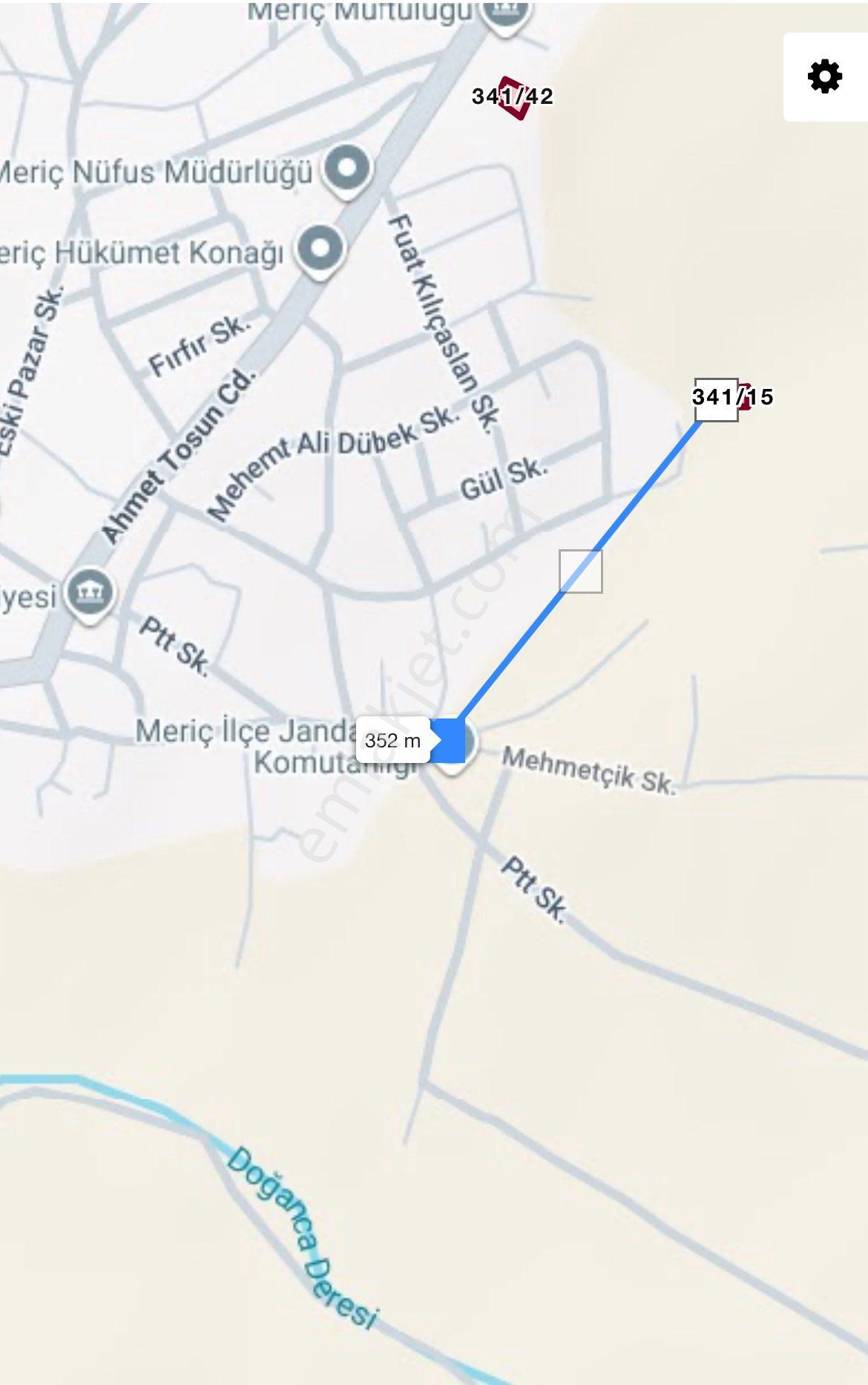 Edirne Meriç Merkez Büyükdoğanca Mah. 342 Metrekare % 40 İmarlı İfrazlı Konut Arsası - Görsel 15
