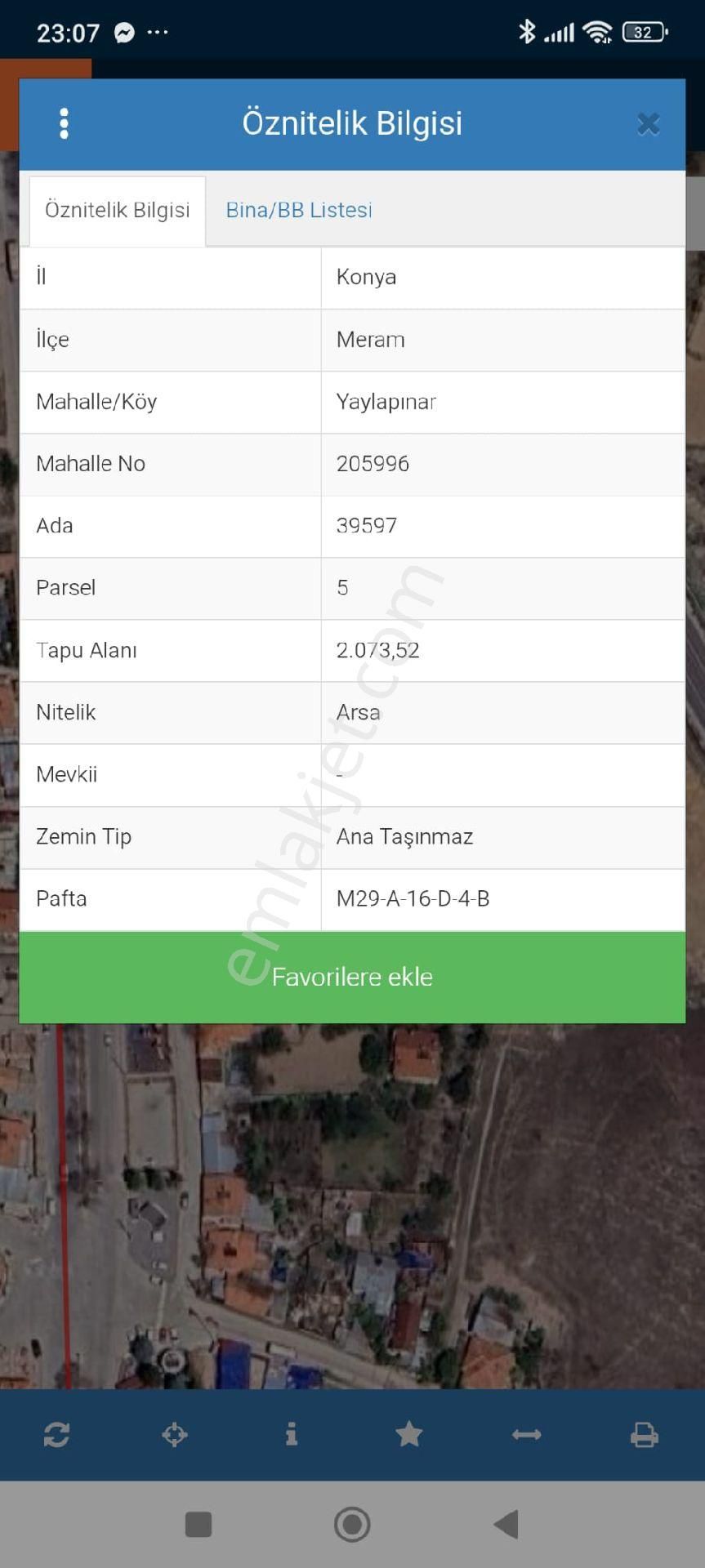 Meram Yaylapınarda 2 Kata İmarlı 1007 M² Hisseli Arsa - Görsel 4