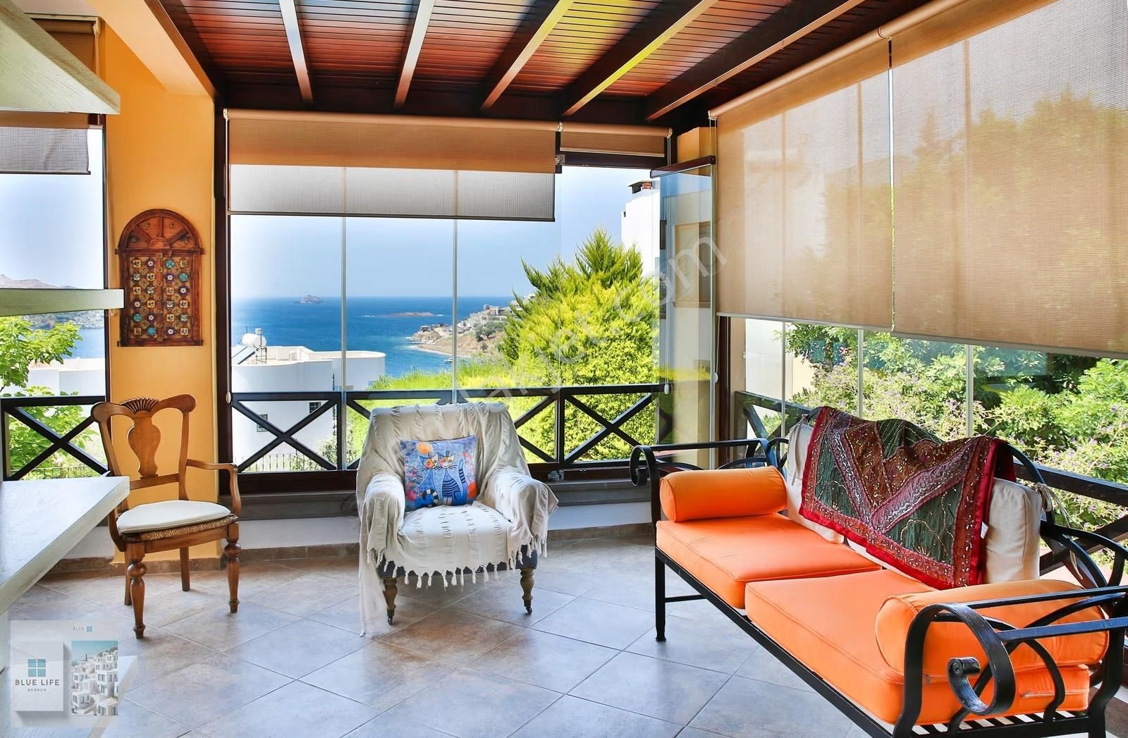 Muğla Bodrum Yalıkavakta Deniz Manzaralı Havuzlu Kiralık Villa - Görsel 15