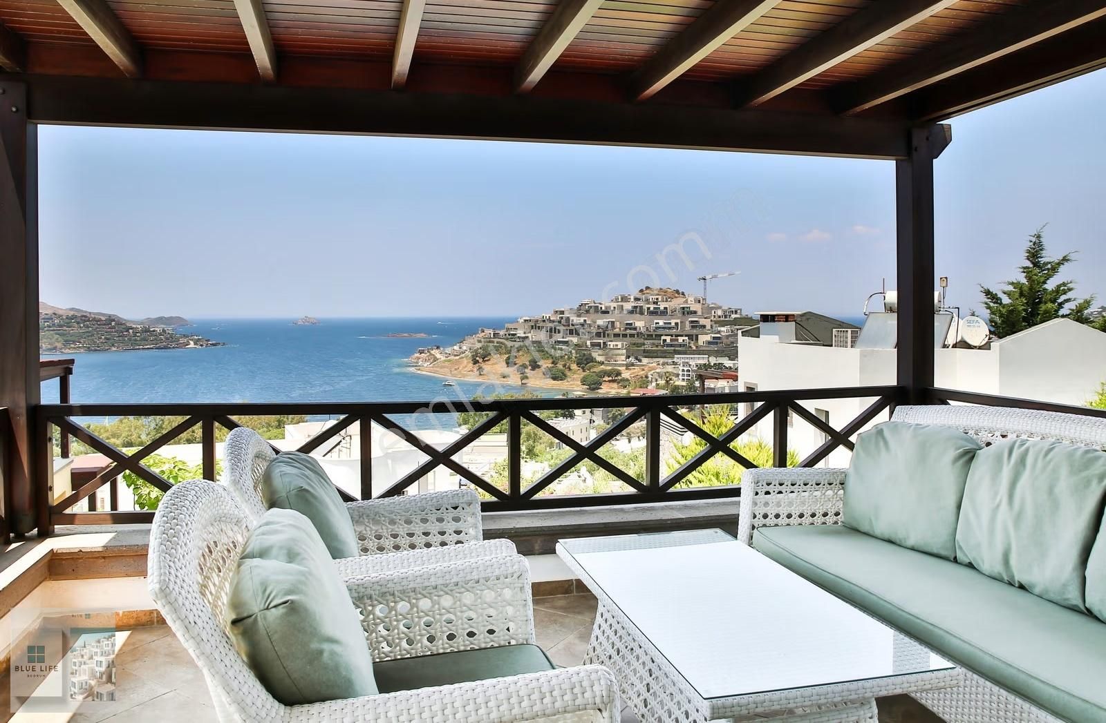 Muğla Bodrum Yalıkavakta Deniz Manzaralı Havuzlu Kiralık Villa - Görsel 22