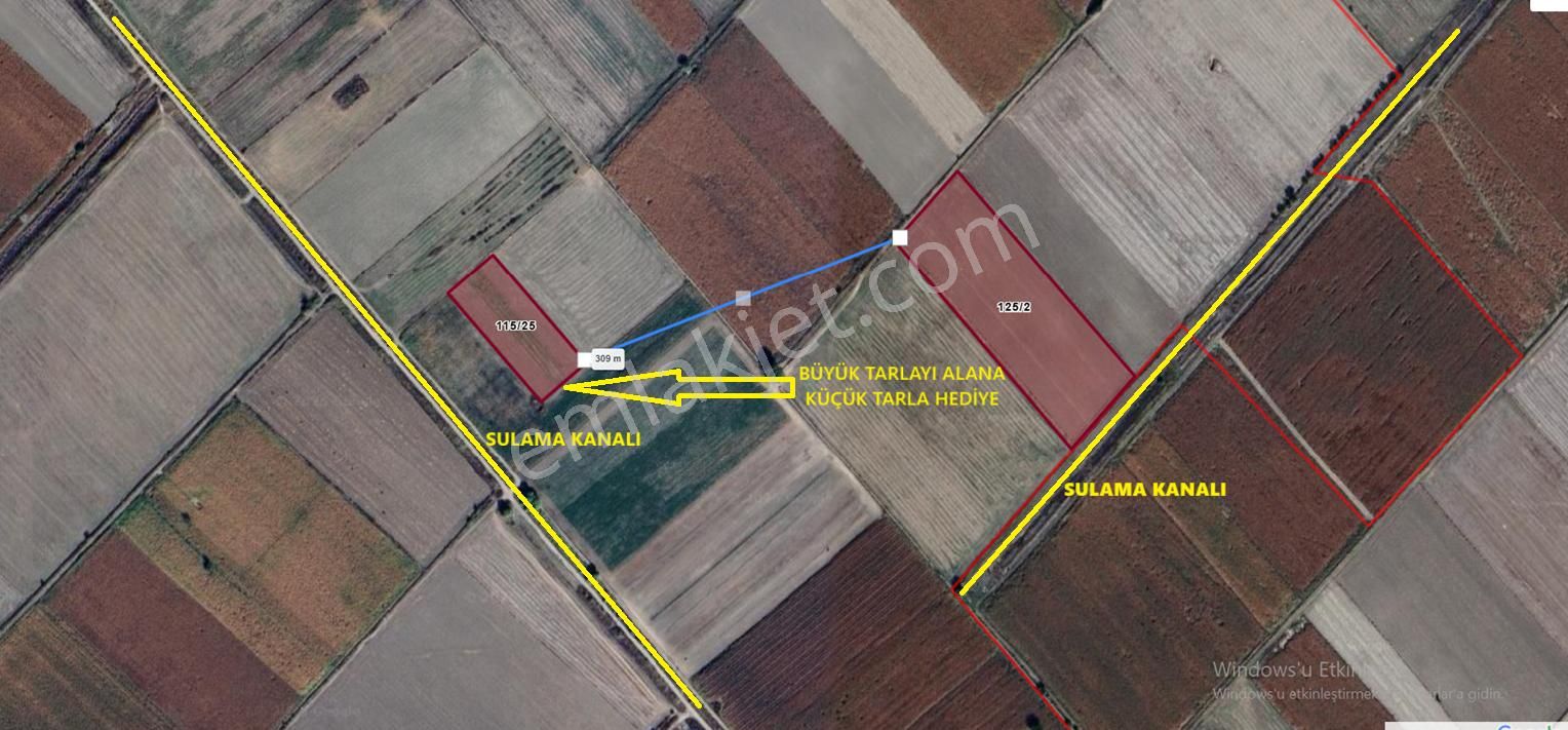 28.700 M² Sulak Arazi | Baklan Ovasında