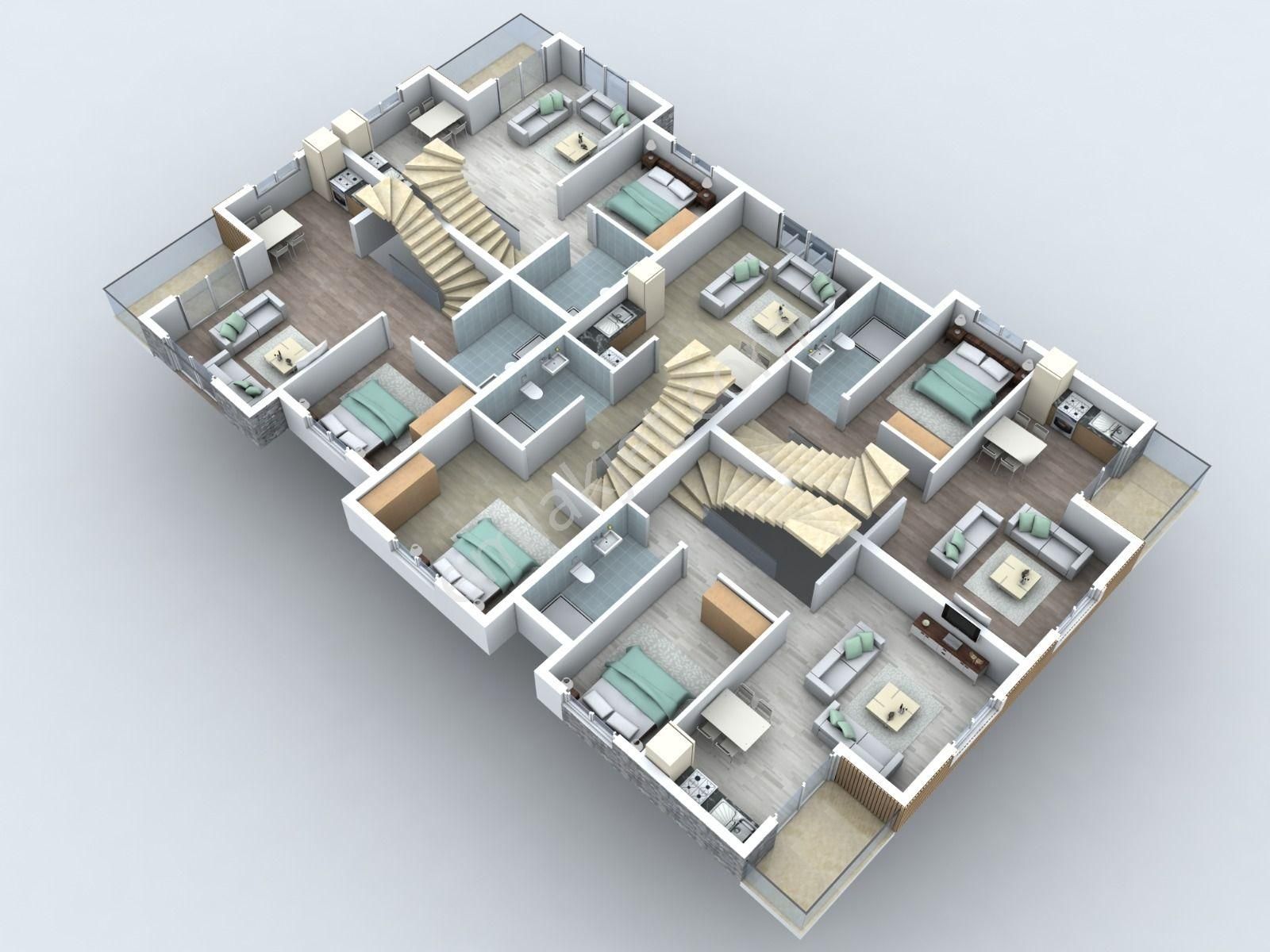 Stop'tan Müstakil Giriş Satılık 1+1 Daire - Görsel 7