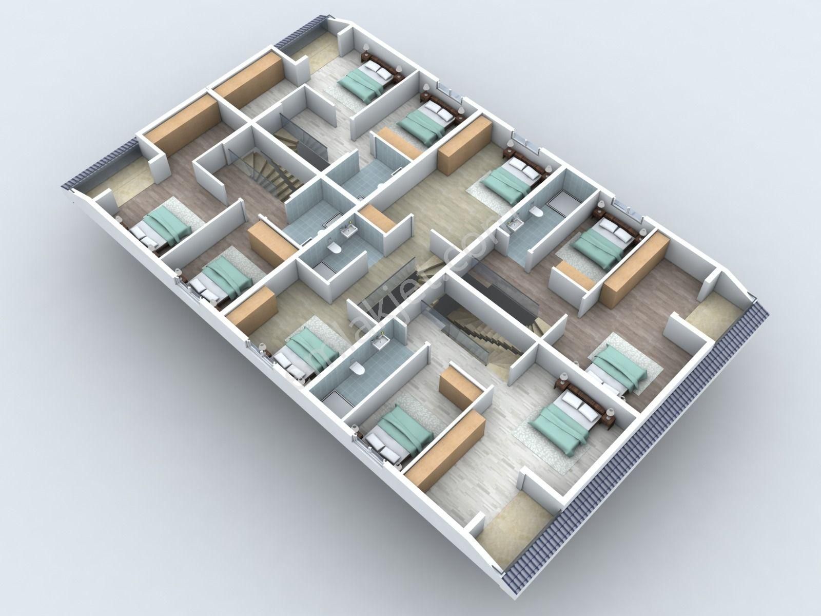 Stop'tan Müstakil Giriş Satılık 1+1 Daire - Görsel 6