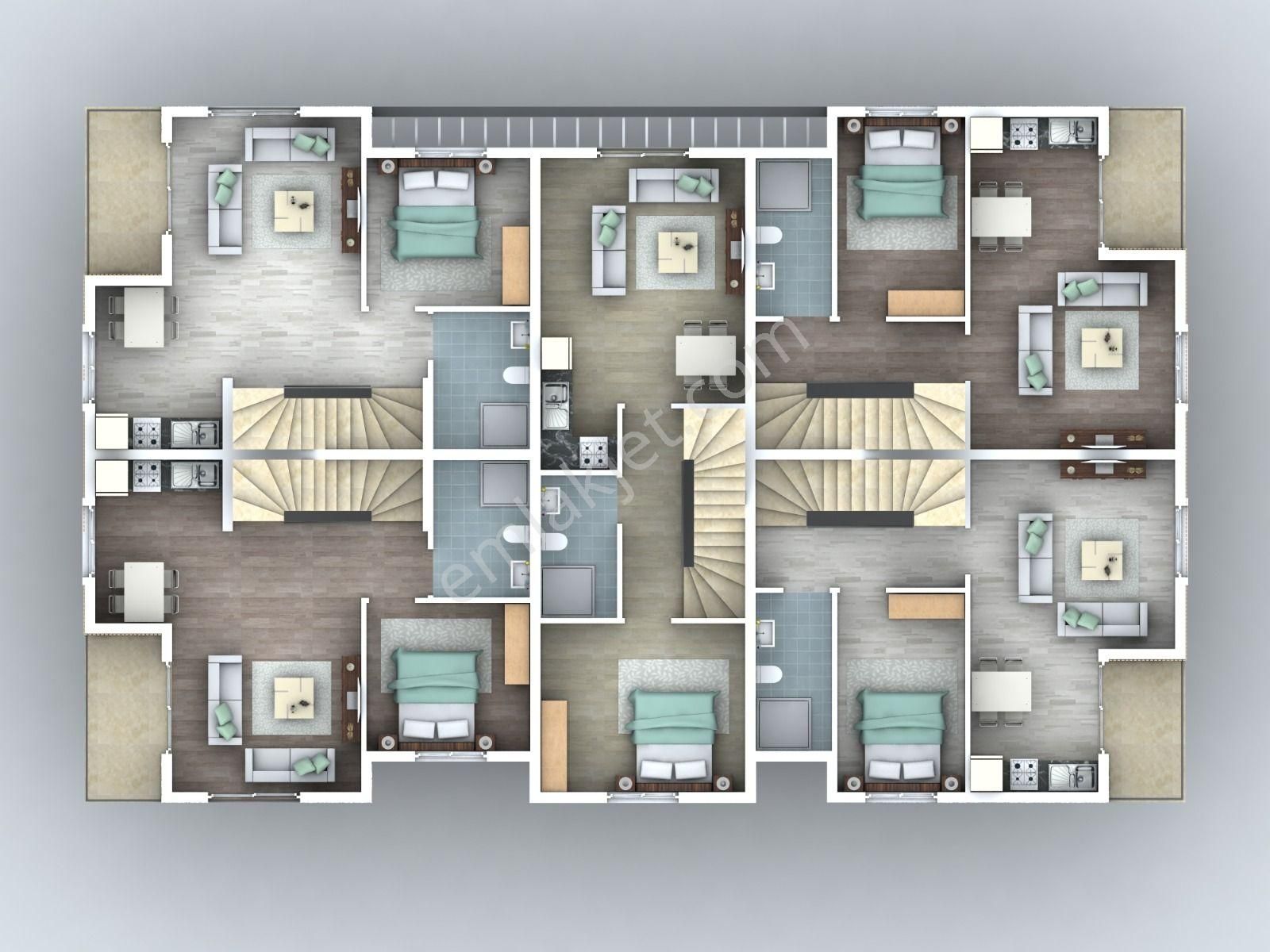 Stop'tan Müstakil Giriş Satılık 1+1 Daire - Görsel 5