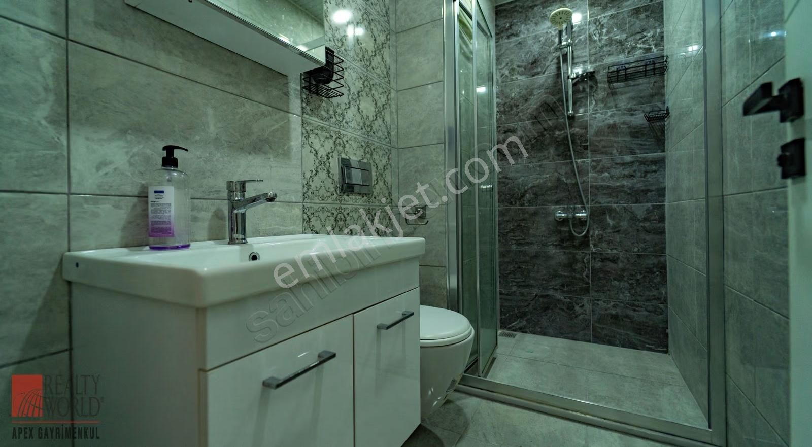 Kestelde Yeni Binada Havuzlu Ve Eşyalı 1+1 Daire Denize 180 M - Görsel 9