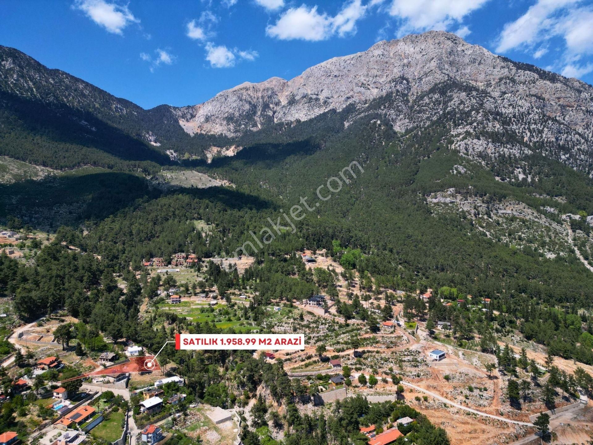 Kemer Beycik'te, 850 Metre Rakımda 1.958 M2 Satılık Arazi - Görsel 8