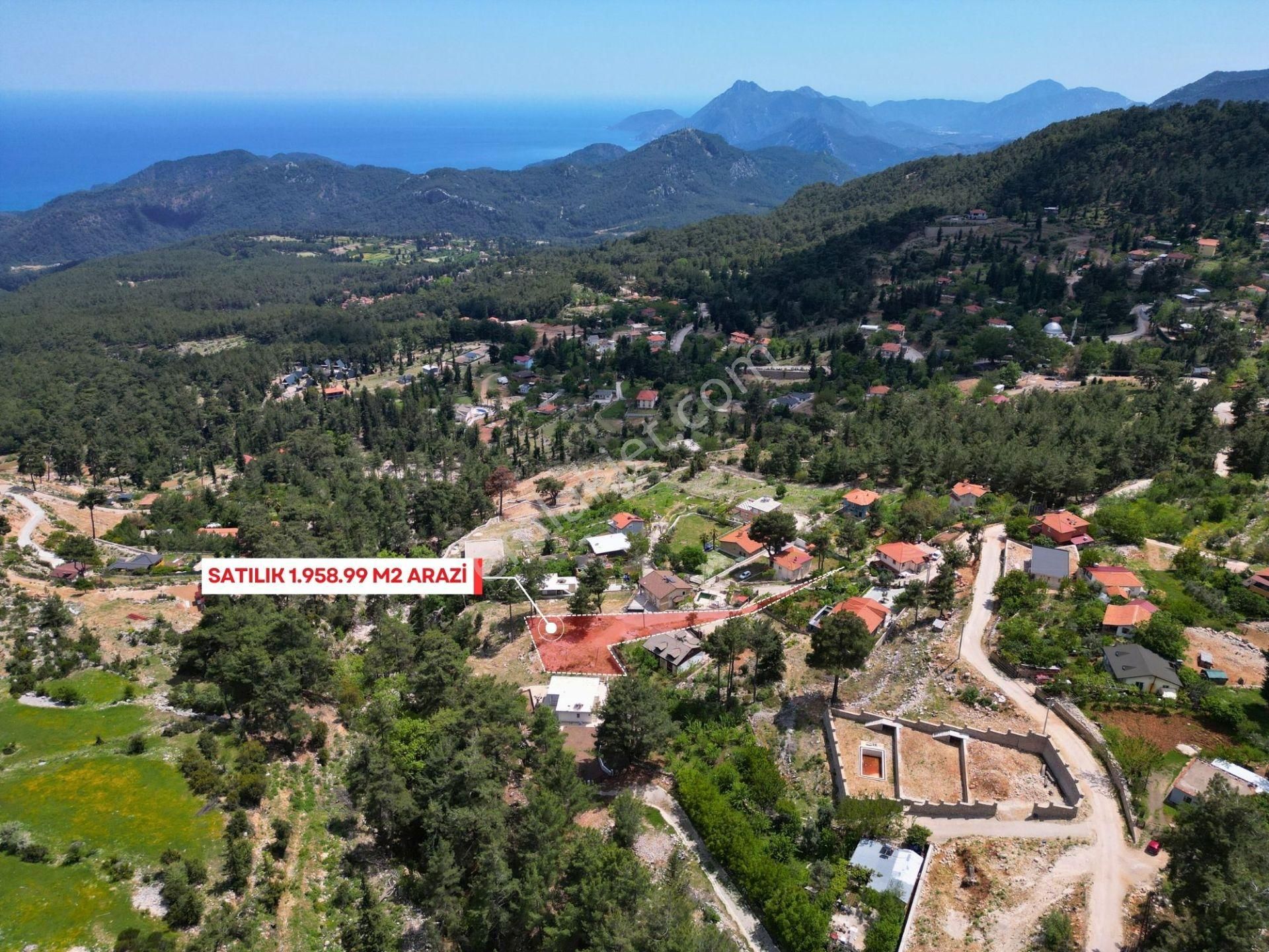 Kemer Beycik'te, 850 Metre Rakımda 1.958 M2 Satılık Arazi - Görsel 6