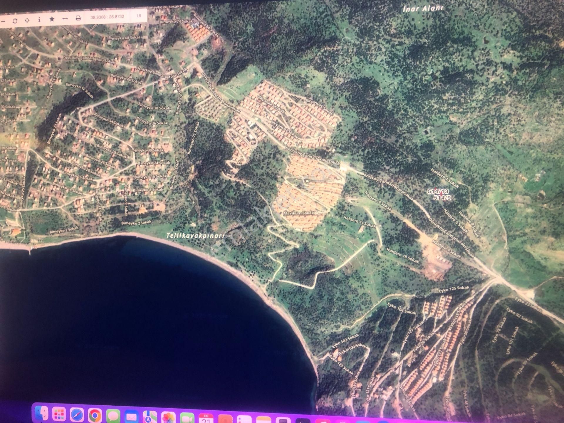 Çandarlı Denize Yakın, Villa İmarlı Manzaralı 2 Adet Arsa - Görsel 9