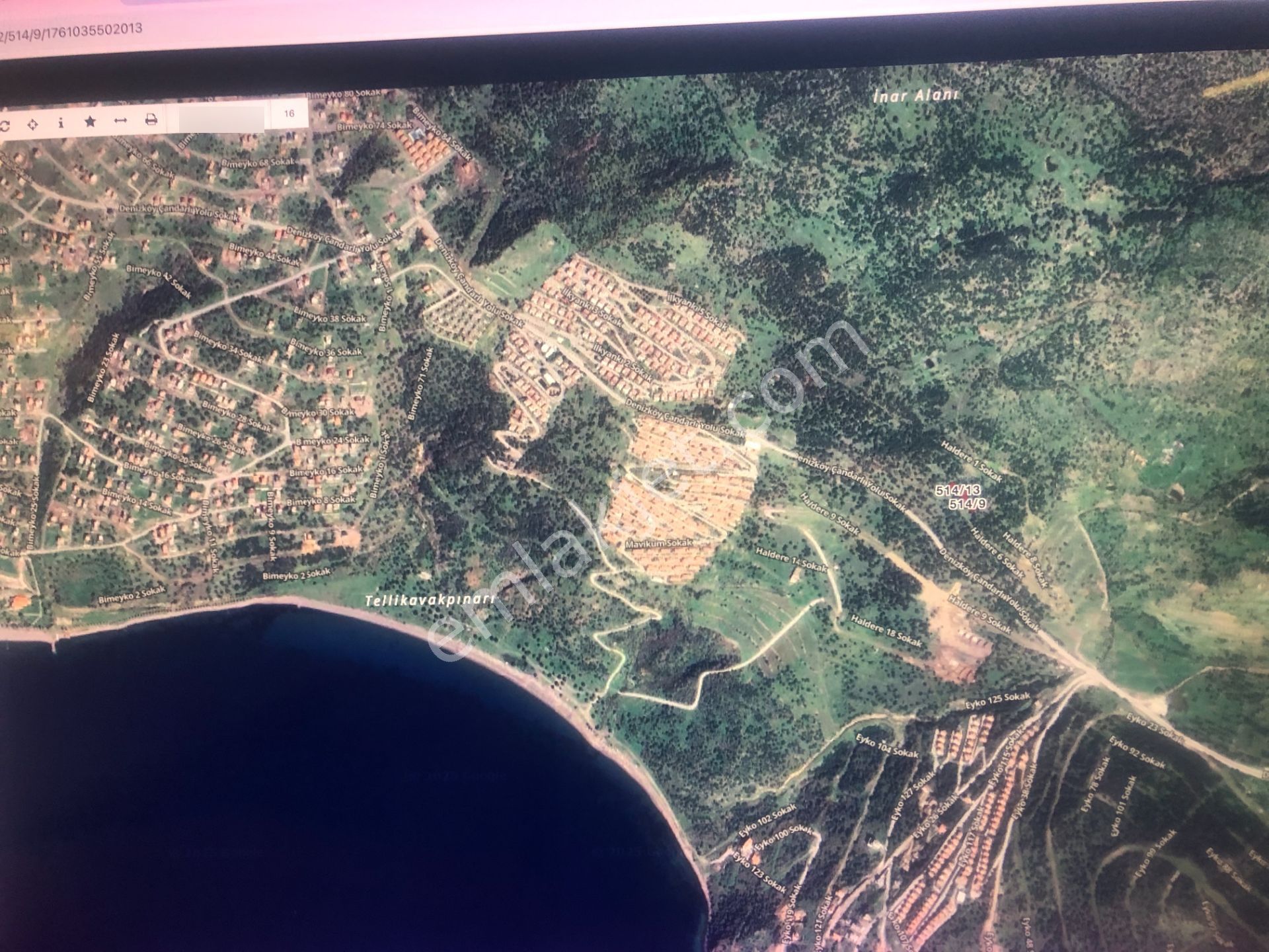 Çandarlı Denize Yakın, Villa İmarlı Manzaralı 2 Adet Arsa - Görsel 11
