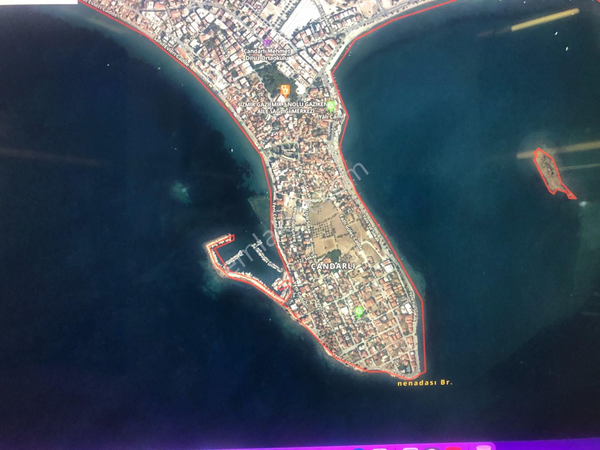 Çandarlı Denize Yakın, Villa İmarlı Manzaralı 2 Adet Arsa - Görsel 6