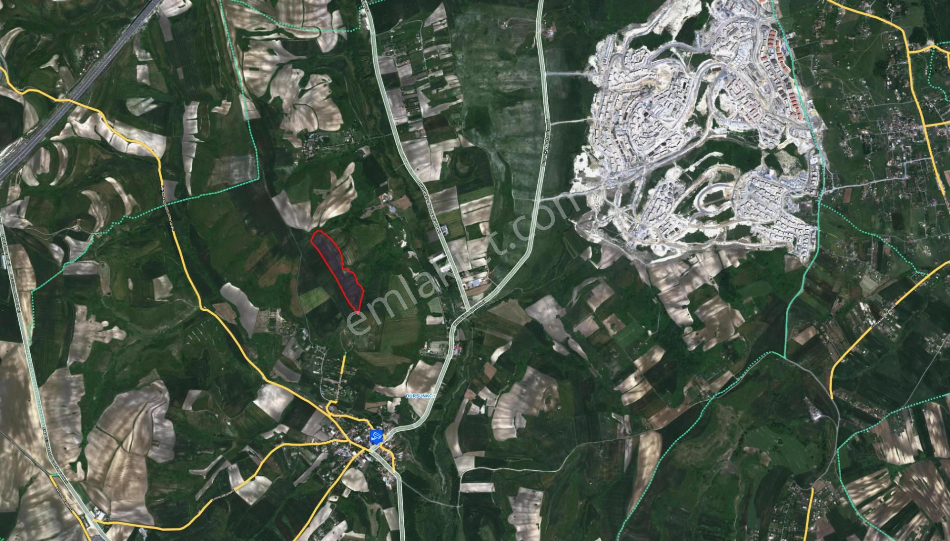 Atahandan Dursunköyde Köye Yakın Zemin Artı 14 Kat İmarlı Kanal Projeli