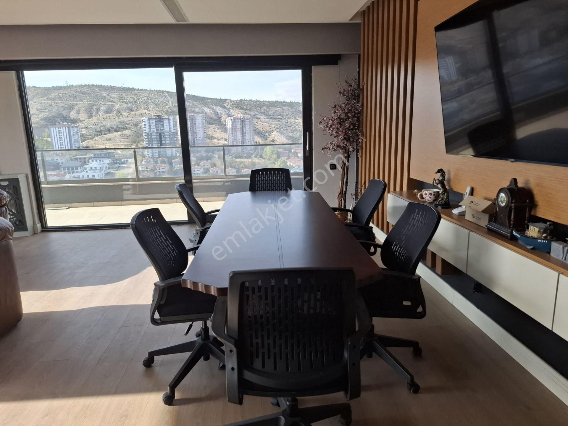 Çankaya Çayyolu Konutkent Eskişehiryolu Azel Urhan Kulede17.kat 4+1 200m2 Kiralık Eşyalı Lüks Ofis - Görsel 12