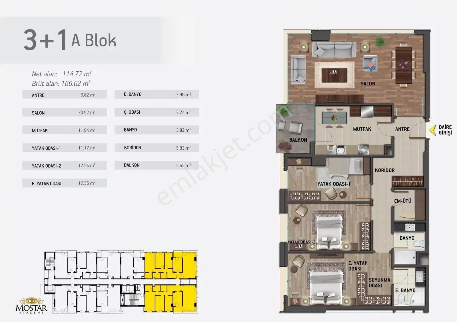 Halkalı Atakent'de Satılık 3,5+1 Okul,hastane,metro Yürüme Mesafesi - Görsel 34