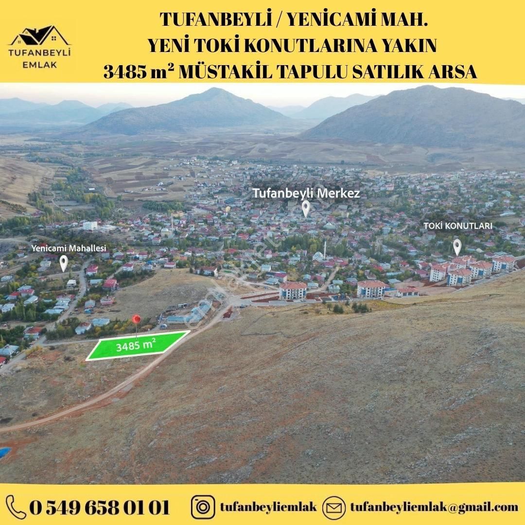 İlçe Merkezinde Yeni Açılan Toki Lere 70mt Mesafede Kaçırılmayacak Fırsat Arsa