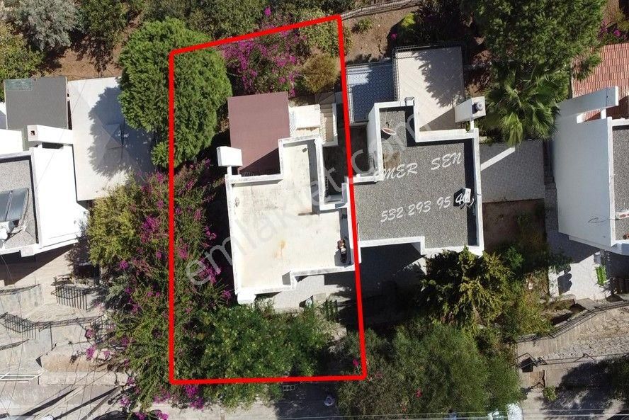 Bodrum Kadıkalesi Deniz Manzaralı, Bahçeli 3+1/ 160 M2 Arsa Payı - Görsel 6