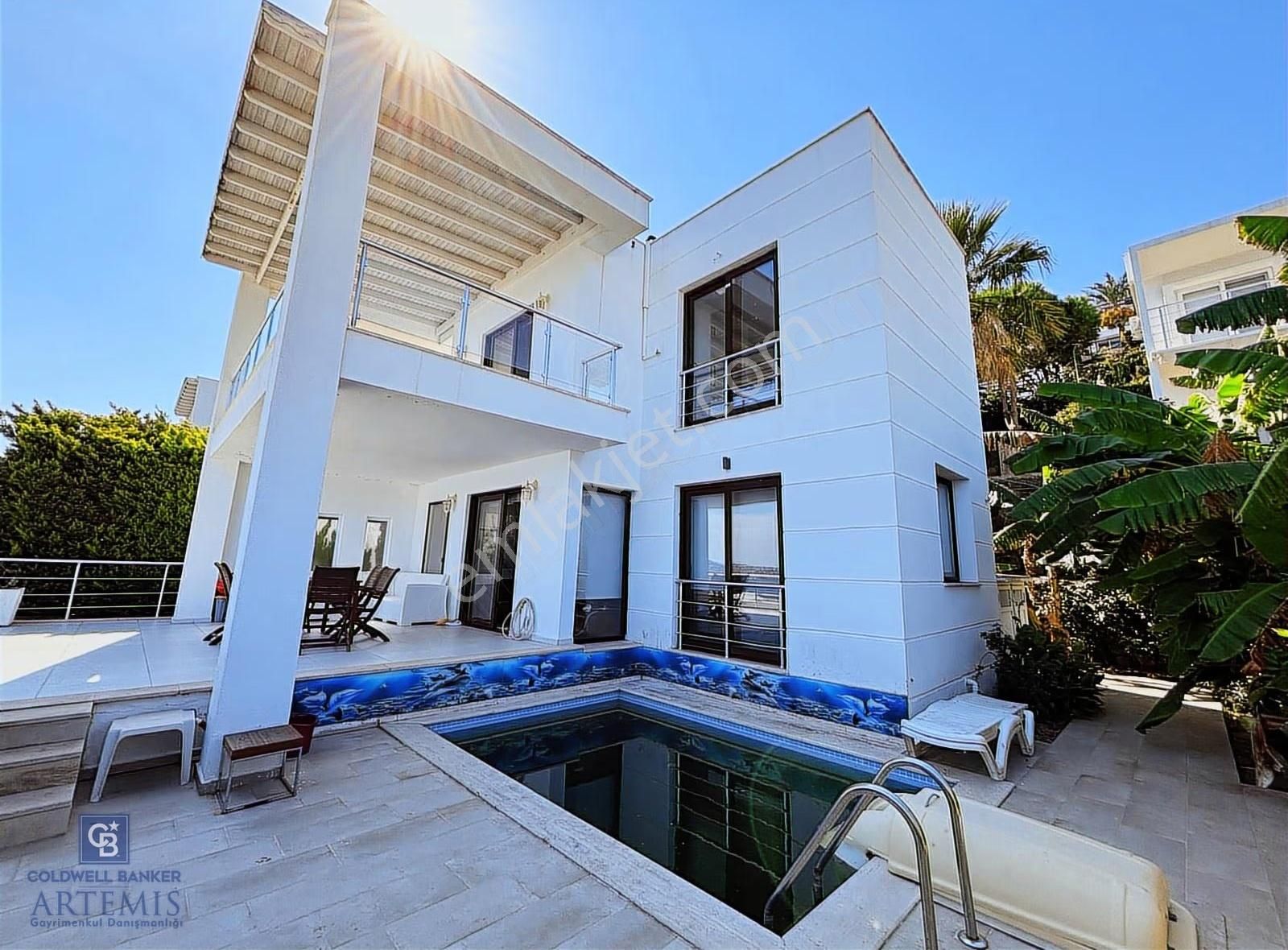 Bodrum Gündoğan Özel Plajlı, Deniz Manzaralı, Satılık Villa - Görsel 16