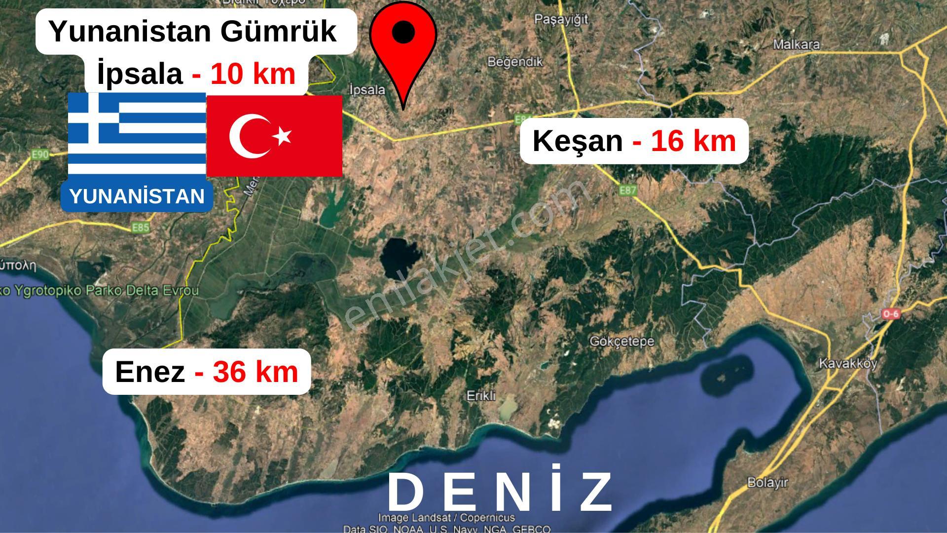 Edirne İpsala Sarpdere-satılık Tarla-iyi Bir Yatırım-15.600 M2 - Görsel 7