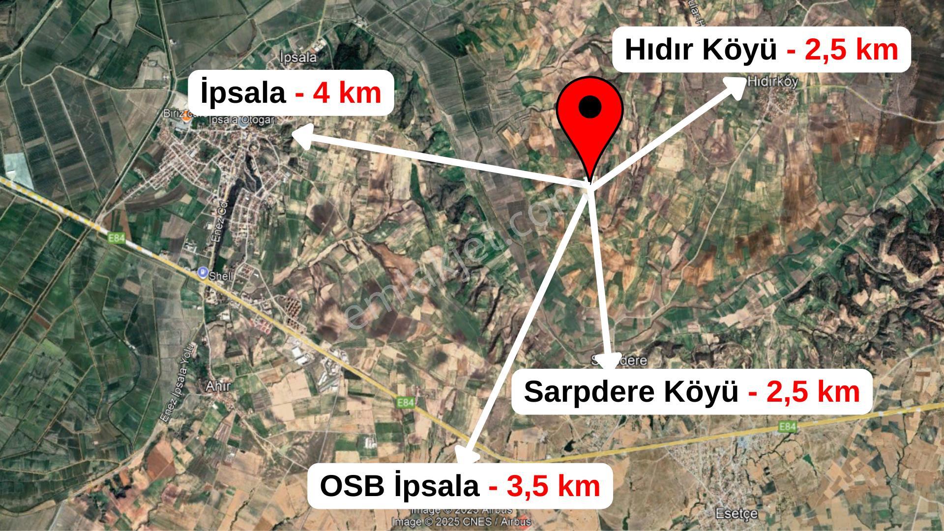Edirne İpsala Sarpdere-satılık Tarla-iyi Bir Yatırım-15.600 M2 - Görsel 6