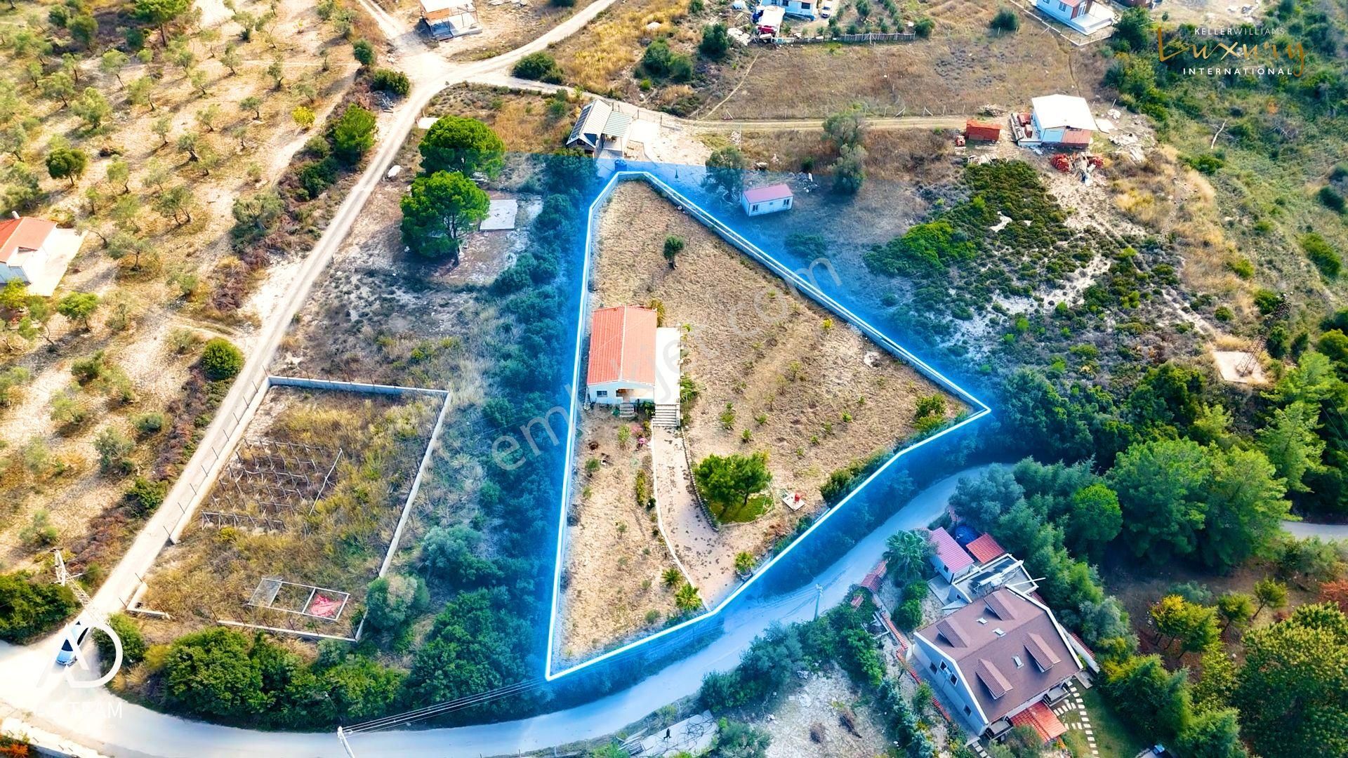 İçmeler'de Deniz Manzaralı Ana Yola Yakın Çiftlik Evi - Görsel 30