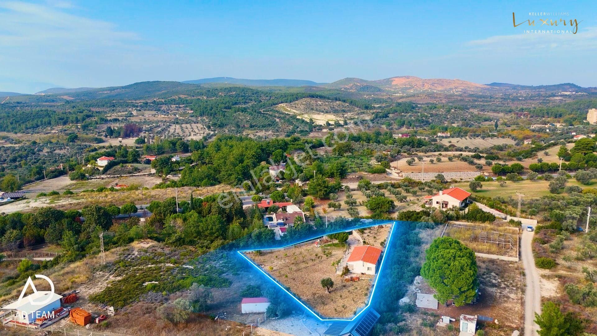 İçmeler'de Deniz Manzaralı Ana Yola Yakın Çiftlik Evi - Görsel 31