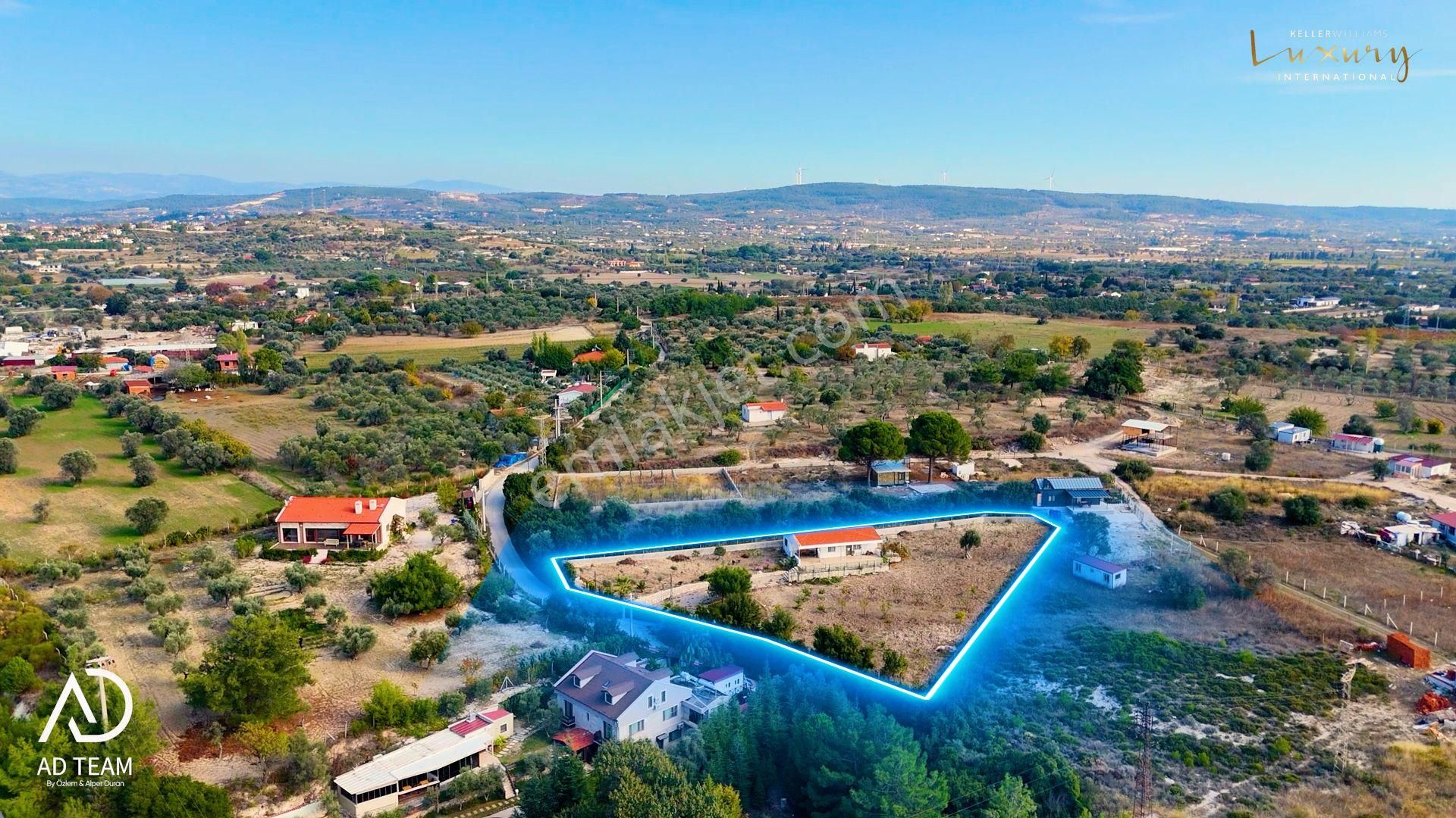 İçmeler'de Deniz Manzaralı Ana Yola Yakın Çiftlik Evi - Görsel 29