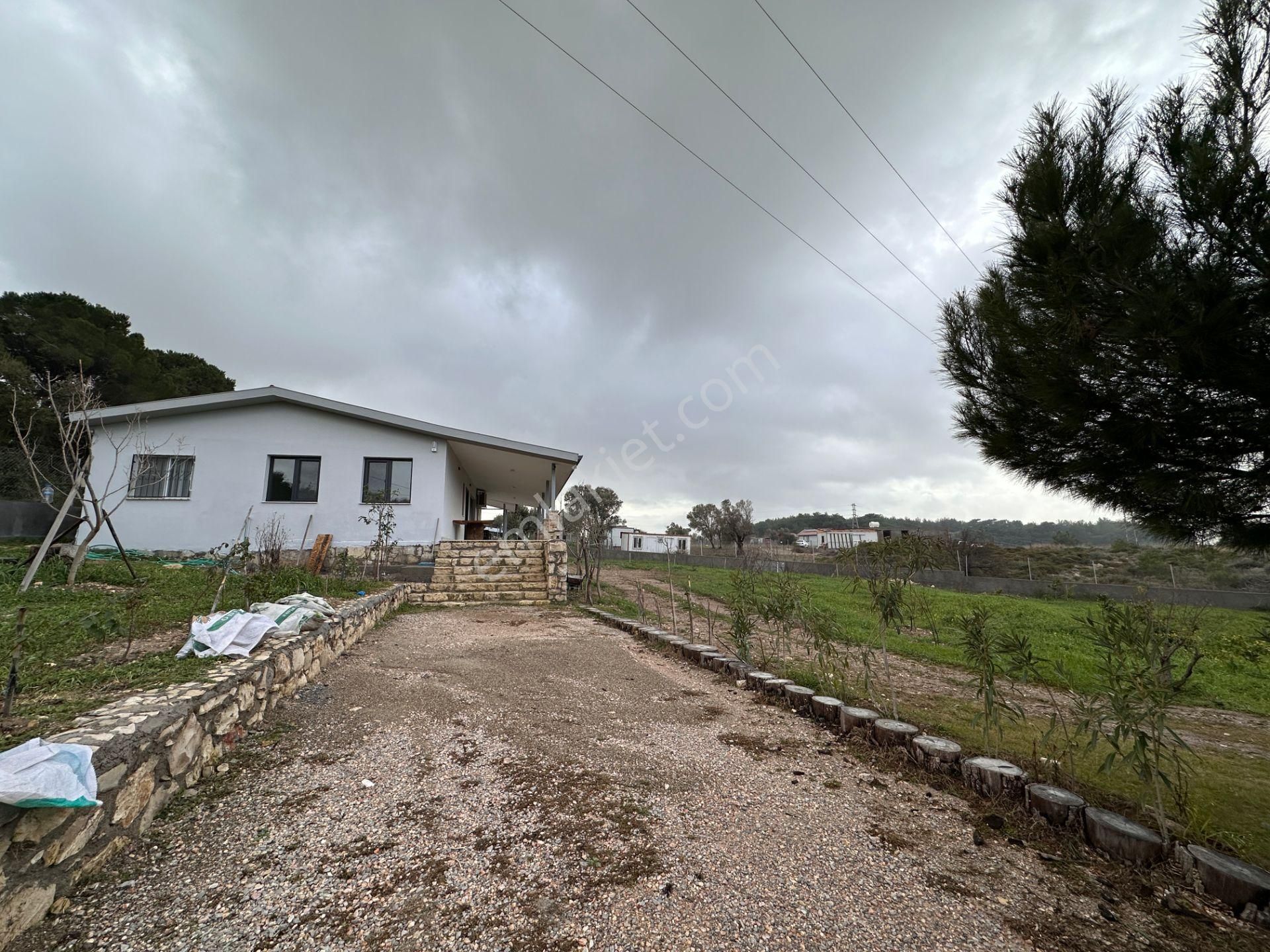 İçmeler'de Deniz Manzaralı Ana Yola Yakın Çiftlik Evi - Görsel 4