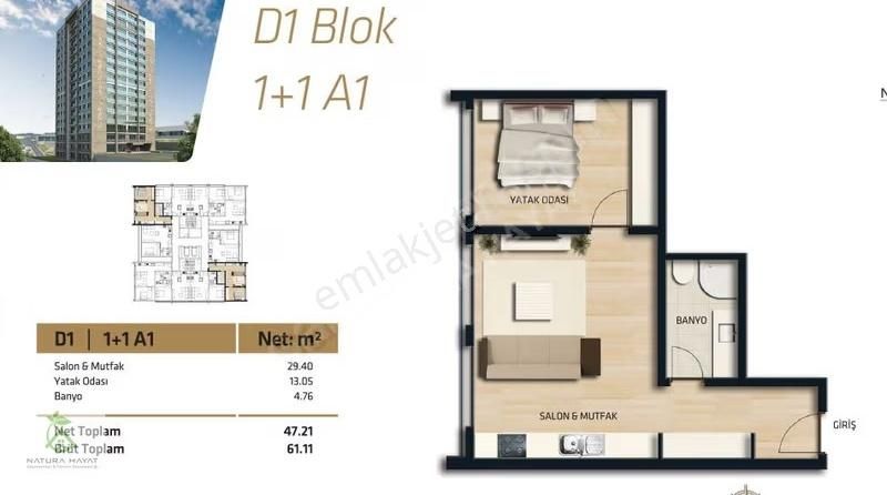 Natura Hayat'tan Tuzla Evora'da Yatırım/oturum İçin 1+1... - Görsel 22