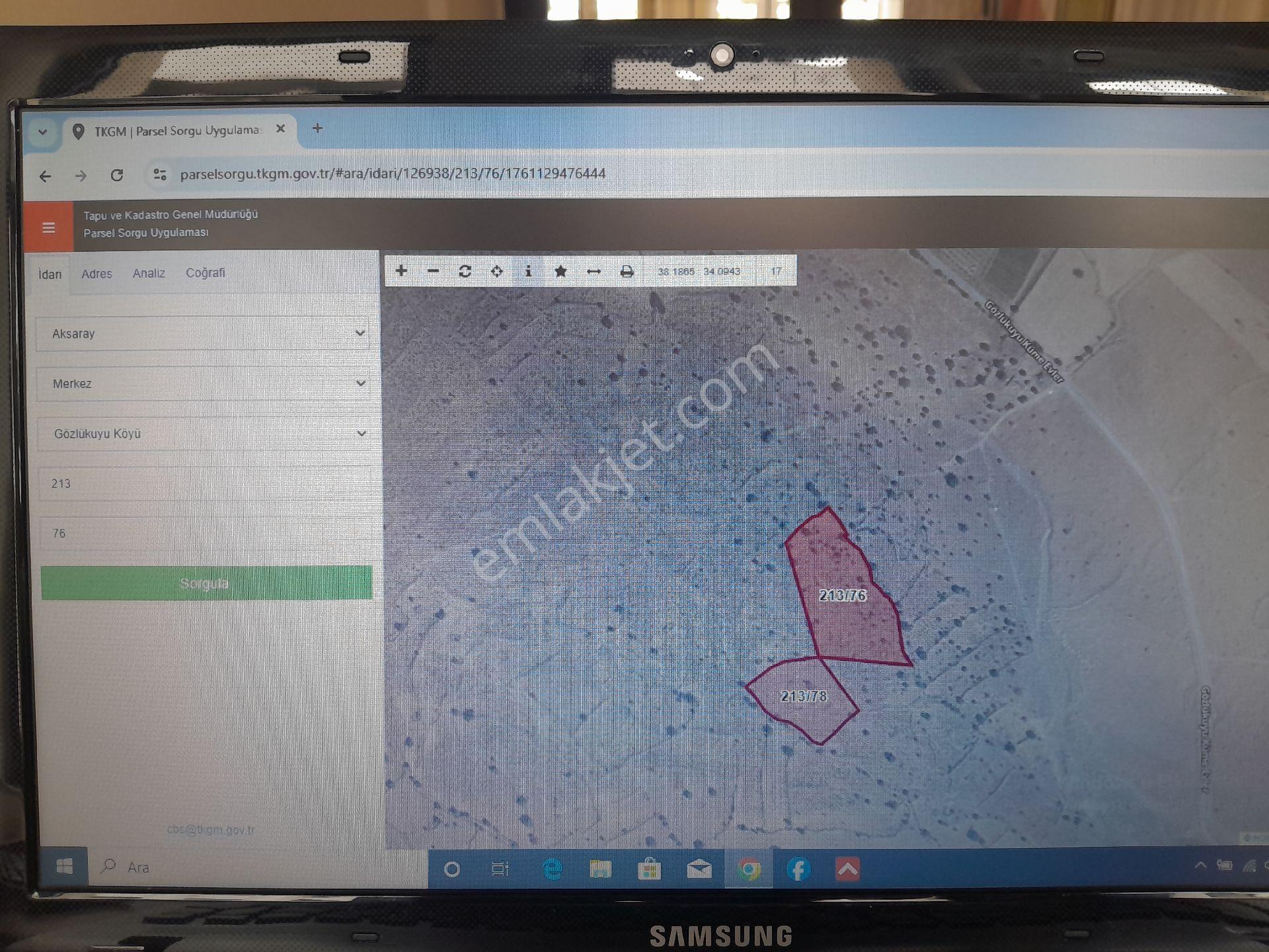 Gözlü Kuyuda Satılık Tarla
