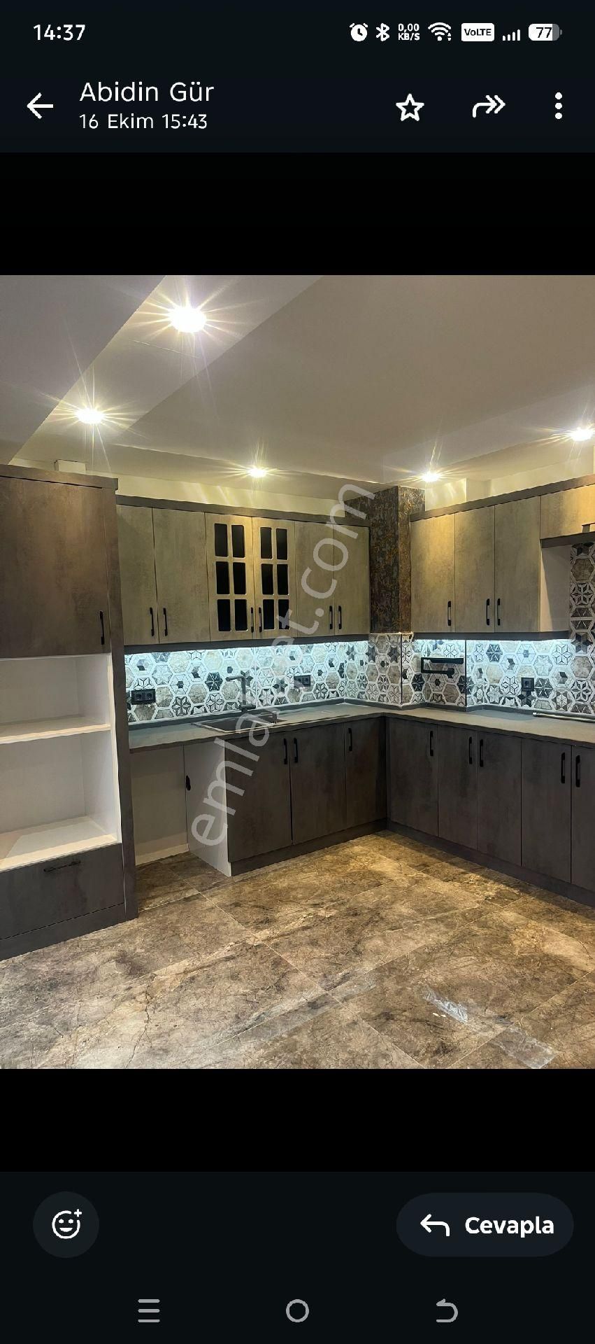 Fiyatını Düşürdük. Geçici Süre İçin Geçerli..180 M2 Net Dubleks Daire - Görsel 13
