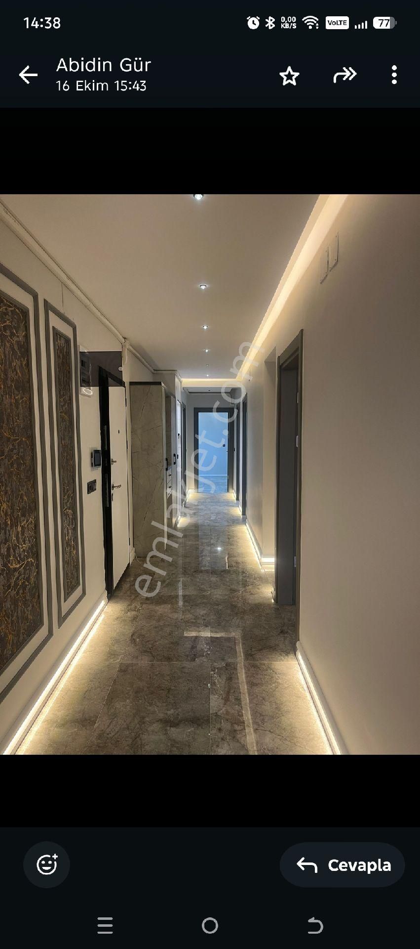 Fiyatını Düşürdük. Geçici Süre İçin Geçerli..180 M2 Net Dubleks Daire - Görsel 4