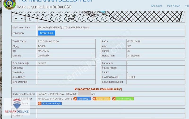 Tekirdağ Malkara'da Ana Yola Sıfır 3169 M2 Satılık Ticari Arsa - Görsel 10