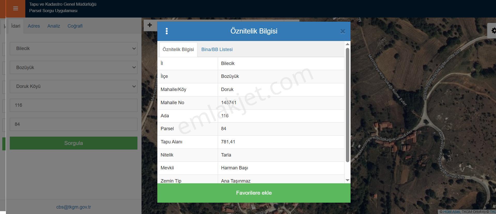 Sevgim'den Bozüyük Doruk, Metristepe'de Satılık 49 Dönüm Tarla - Görsel 19