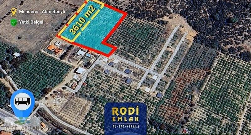 Menderes Ahmetbeyli'de Satılık 3610m2 Mandalina Bahçesi Elk. Su - Görsel 3