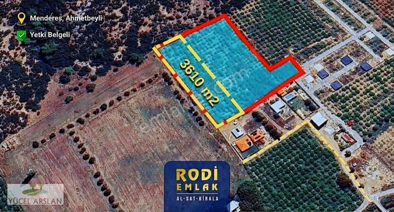 Menderes Ahmetbeyli'de Satılık 3610m2 Mandalina Bahçesi Elk. Su - Görsel 2