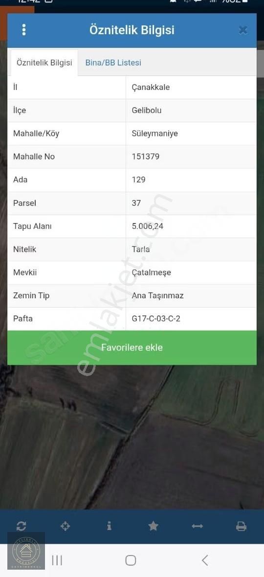 Gelibolu Süleymaniye Köyünde Satılık Çiftlik Arazisi. - Görsel 2