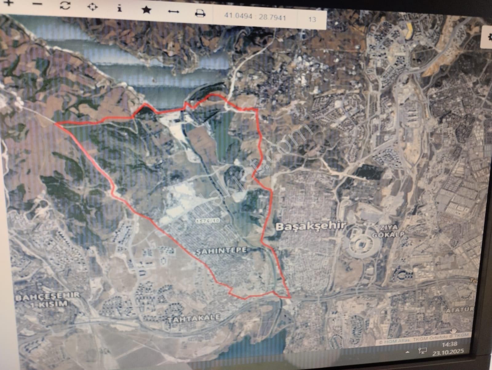 Başakşehir Şahintepede Müstekil Tek Tapulu Yola Cepeli Önünde Park Var Cd Yakın 152 M2 İmarlı Arsa - Görsel 5