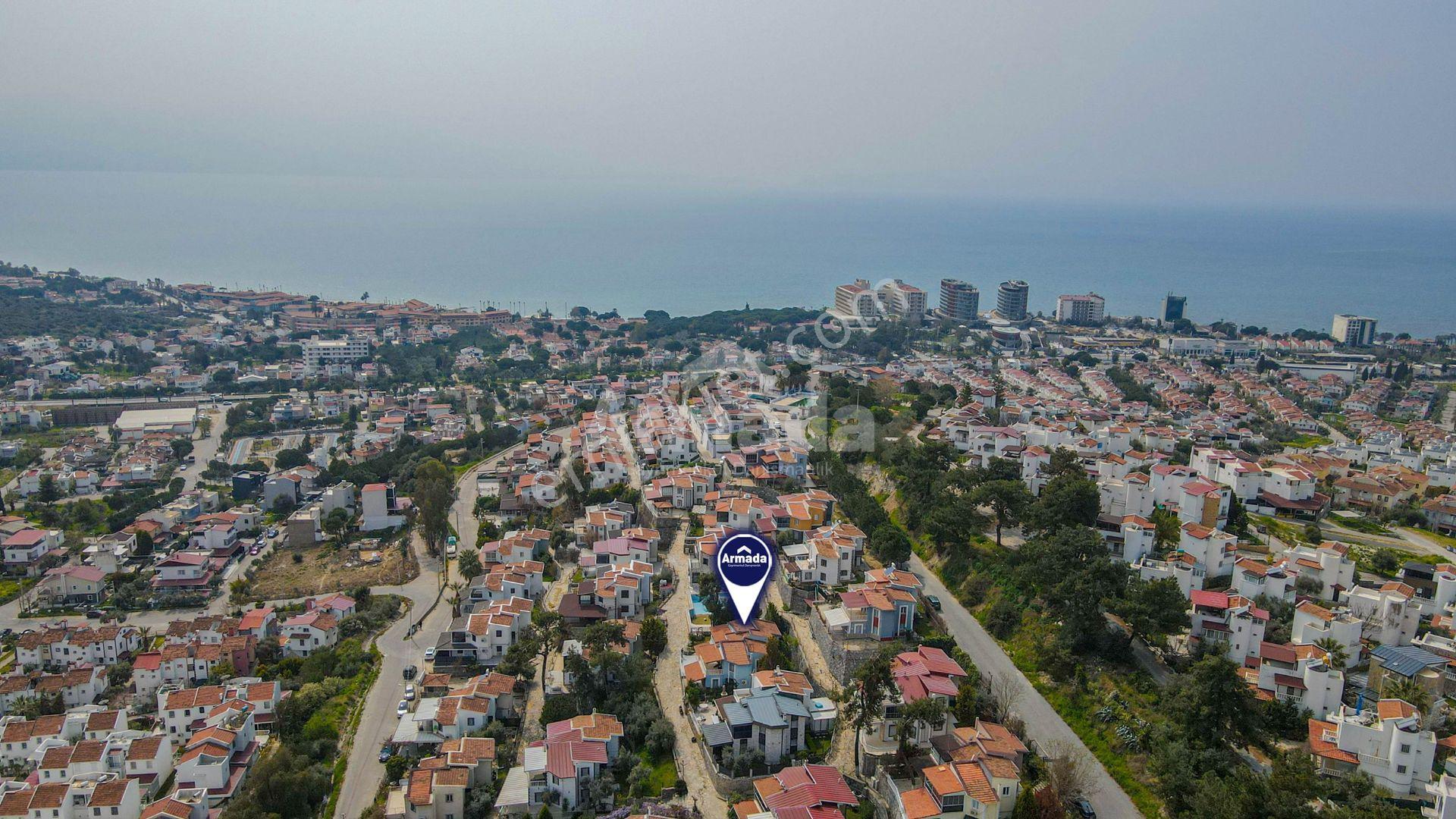 Kuşadası Değirmendere'de Havuzlu Site'de 3+1 Satılık Villa - Görsel 7