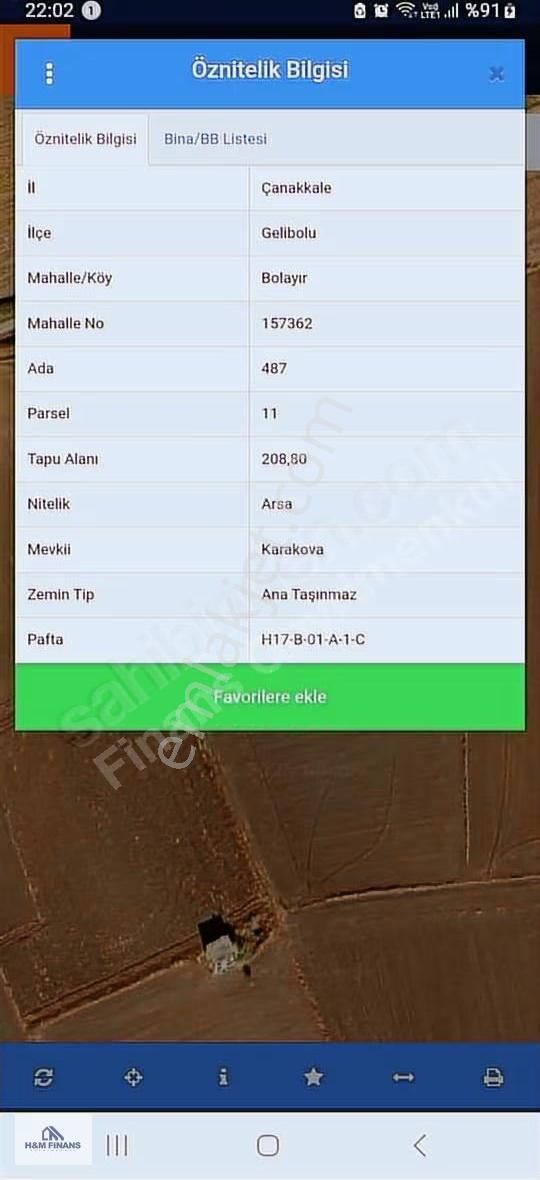 Çanakkale Gelibolu Bolayırda Deniz Manzaralı Satılık İmarlı Arsa - Görsel 3